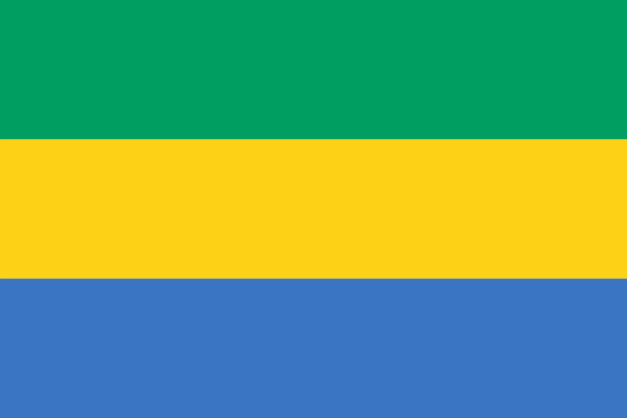 Gabon Tourist Visa (Gabon Flag)