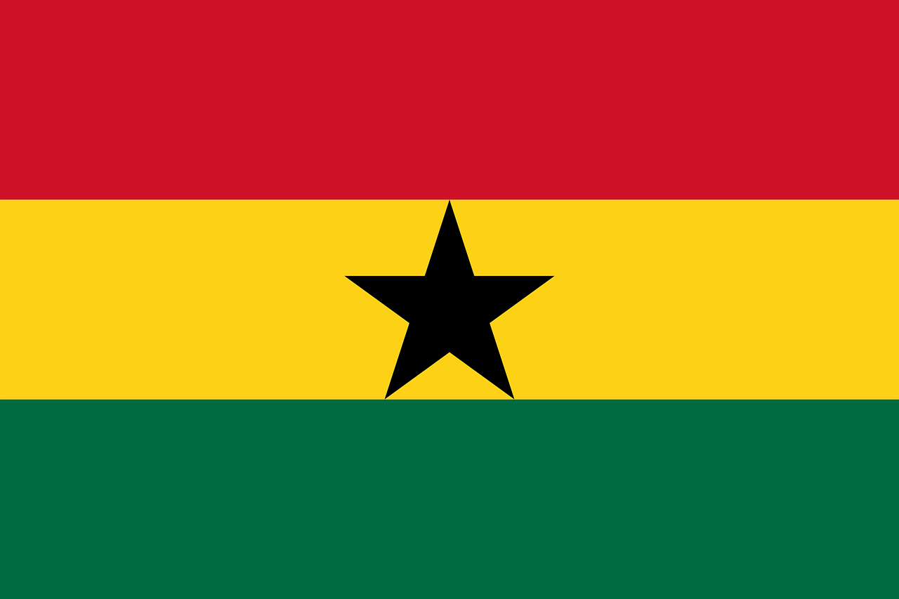 Ghana tourist visa (ghana flag)